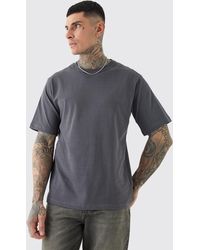 BoohooMAN - Tall Core Heavy Carded Layed On Neck T-shirt - Lyst