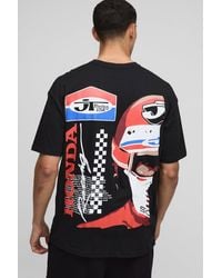 BoohooMAN - Oversized Honda Rs Jt Racing License Graphic T Shirt - Lyst