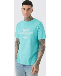 BoohooMAN - Tall Ufc Printed Licensed T-shirt In Green - Lyst