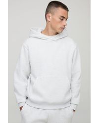 BoohooMAN - Kastiger Basic Hoodie - Lyst