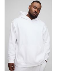BoohooMAN - Plus Basic Oversize Hoodie - Lyst