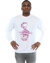 BoohooMAN - Disney Alice In Wonderland Cheshire Cat Upside Down Sweatshirt - Lyst