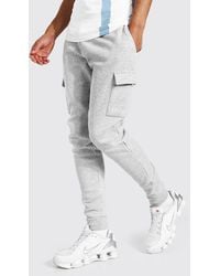 BoohooMAN Synthetic Skinny Plain Cargo 