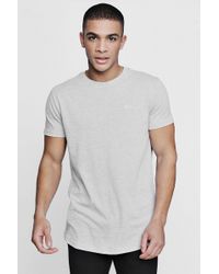BoohooMAN Short Sleeve Active Gym T-shirt - Gray