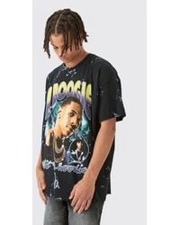 BoohooMAN - Oversized A Boogie Wash License T-shirt - Lyst