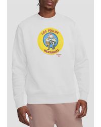 BoohooMAN - Breaking Bad Breaking Bad Los Pollos Hermanos Sweatshirt, White - Lyst