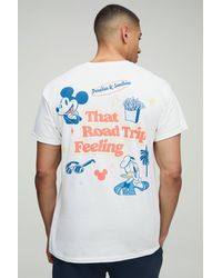 Boohoo - Oversized Disney Mickey Mouse License Printed T-Shirt - Lyst