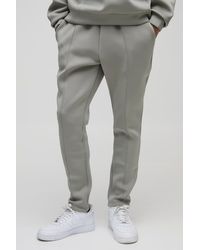 Boohoo - Pantalón Deportivo Ajustado De Scuba Con Unión - Lyst