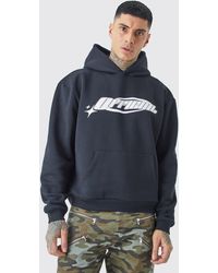 BoohooMAN - Tall Oversized Boxy Official Star Hoodie - Lyst