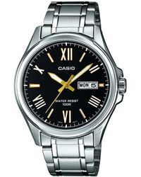 BoohooMAN - Casio Mtp-1377d-1avef Collection 41mm Quartz Watch - Lyst