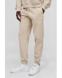 BoohooMAN - Basic Bm Signature Regular Fit Jogger - Lyst