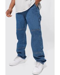 boohooman purple lightning jeans