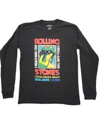 BoohooMAN - The Rolling Stones Copacabana Beach Long-sleeved T-shirt - Lyst