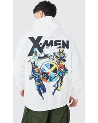 BoohooMAN - Oversized X-men Marvel License Hoodie - Lyst
