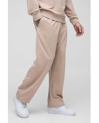BoohooMAN - Tall 260Gsm Loopback Oversized Fit Basic Sweatpants - Lyst