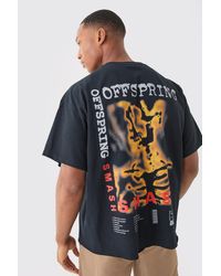 BoohooMAN - Oversized The Offspring Band Boxy License T-shirt - Lyst