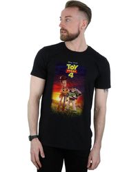 BoohooMAN - Disney Toy Story 4 Buzz And Woody Poster T-shirt - Lyst