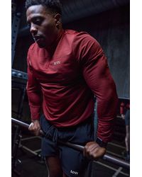 BoohooMAN - Active Lightweight Performance 1/4 Zip - Lyst