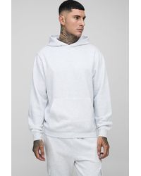 BoohooMAN - Tall Basic BM Signature Regular Fit Over the Head Hoodie - Lyst