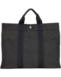 BoohooMAN - Hermes Preloved Garden Party Totecanvas Tote Bag Unisex - Grey - Lyst