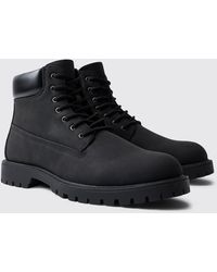 BoohooMAN - Worker Boots - Lyst