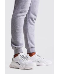 boohooman chunky trainers in black