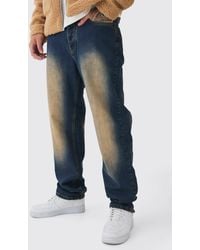 BoohooMAN - Tall Extreme Patchwork Double Layered Flared Jeans - Lyst