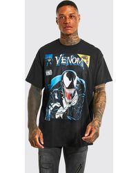 BoohooMAN - Oversized Venom License T-shirt - Lyst