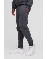 BoohooMAN - 330Gsm Basic Slim Fit Sweatpants - Lyst