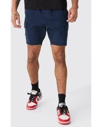 BoohooMAN - Skinny Fit Cargo Shorts - Lyst