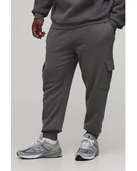 Boohoo - Plus Basic Skinny Fit Cargo Jogger - Lyst