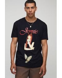 BoohooMAN - Regular Fit Jennie K License Graphic T Shirt - Lyst