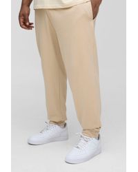 BoohooMAN - Plus 260Gsm Loopback Regular Fit Basic Sweatpants - Lyst