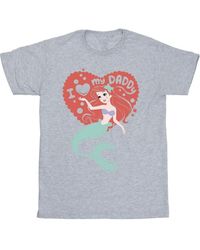 BoohooMAN - Disney The Little Mermaid Love Daddy T-shirt - Lyst