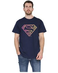 BoohooMAN - Dc Comics Superman Arcade Logo T-shirt - Lyst