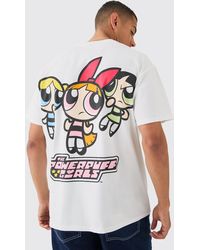 Boohoo - Oversized Large Scale Powerpuff Girls Back Print License T-shirt - Lyst