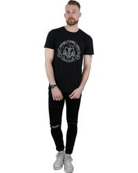 BoohooMAN - Harry Potter Hufflepuff Seal Cotton T-shirt - Lyst