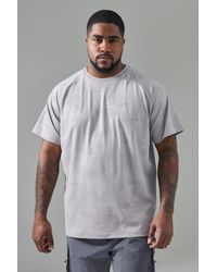 BoohooMAN - Plus Man Active Camo Raglan Performance T-shirt - Lyst