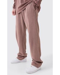 BoohooMAN - Tall Relaxed Fit Acid Wash Jogger - Lyst