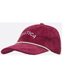 BoohooMAN - Nautica Krost X Nautica Corduroy Baseball Cap - Lyst