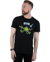 BoohooMAN - Disney Monsters University Taped Mike T-shirt - Lyst