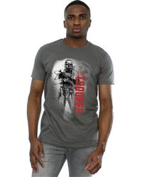 BoohooMAN - Star Wars Rogue One Death Trooper Guards T-shirt - Lyst