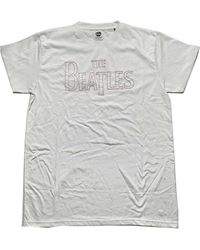 BoohooMAN - The Beatles Drop T Logo Embroidered T-shirt - Lyst