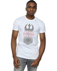 BoohooMAN - Star Wars The Last Jedi Symbol Crash T-shirt - Lyst