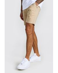 BoohooMAN Skinny Stretch Chino Shorts - Multicolour