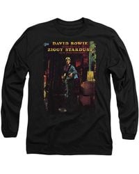 BoohooMAN - David Bowie David Bowie Ziggy Stardust Album Mens Long Sleeve T Shirt, Black - Lyst