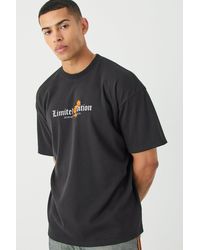 BoohooMAN - Oversized Interlock Limited Edition T-shirt - Lyst