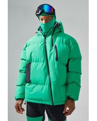 Boohoo - Oversized Ski Puffer Jacket - Lyst