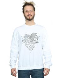 BoohooMAN - Harry Potter Thestral Line Art Sweatshirt - Lyst