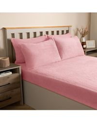 BoohooMAN - Ohs 4 Pack Teddy Fleece Pillowcase Cover Bedding Set Thermal - Lyst